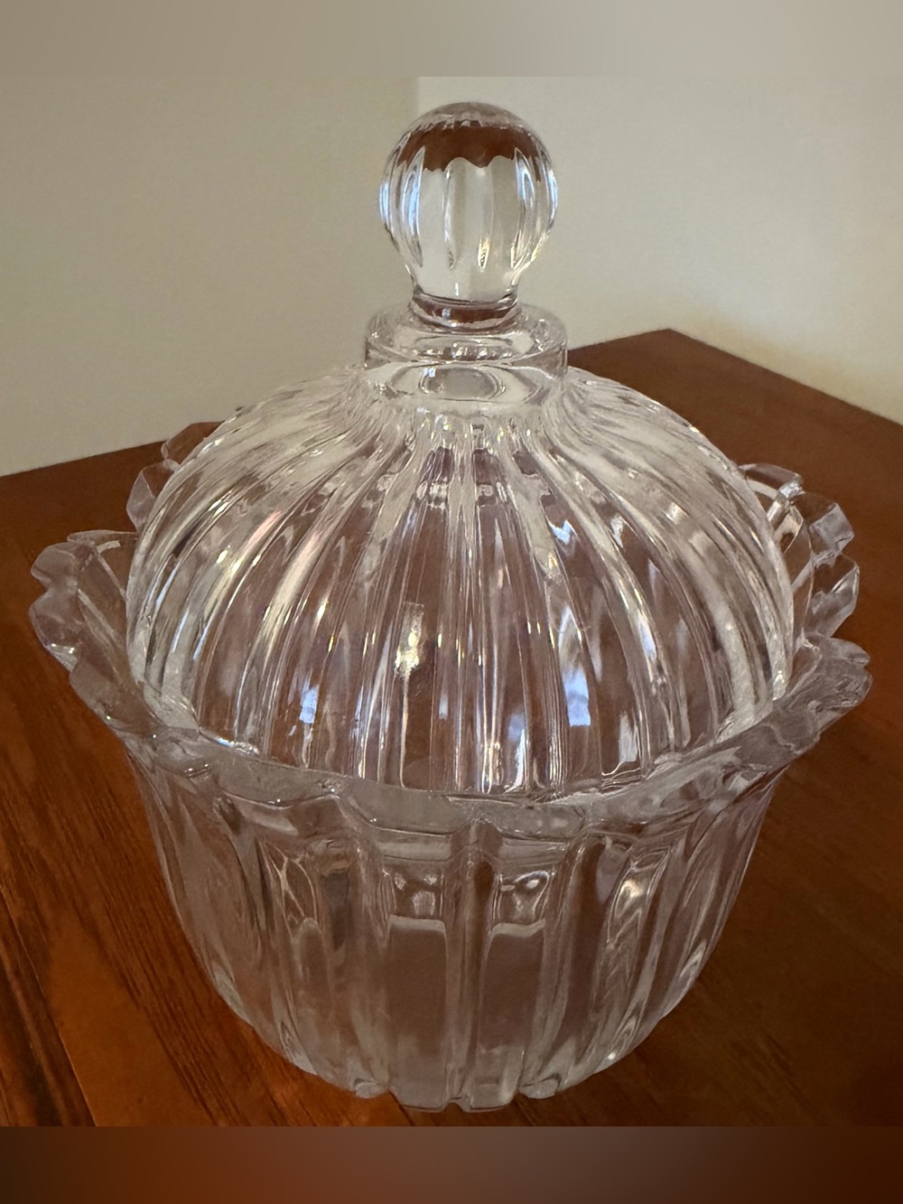 Crystal Candy Dish with Lid